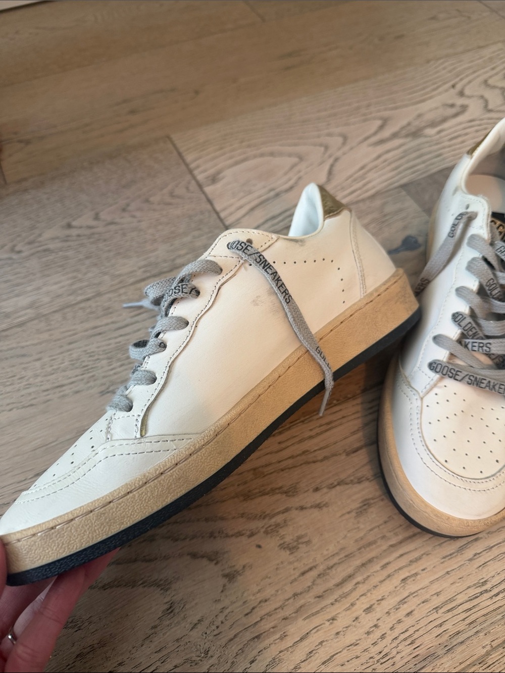 Golden Goose Ball Star with Gold Star and Heel tab 38 BRAND NEW - Picture 10 of 15